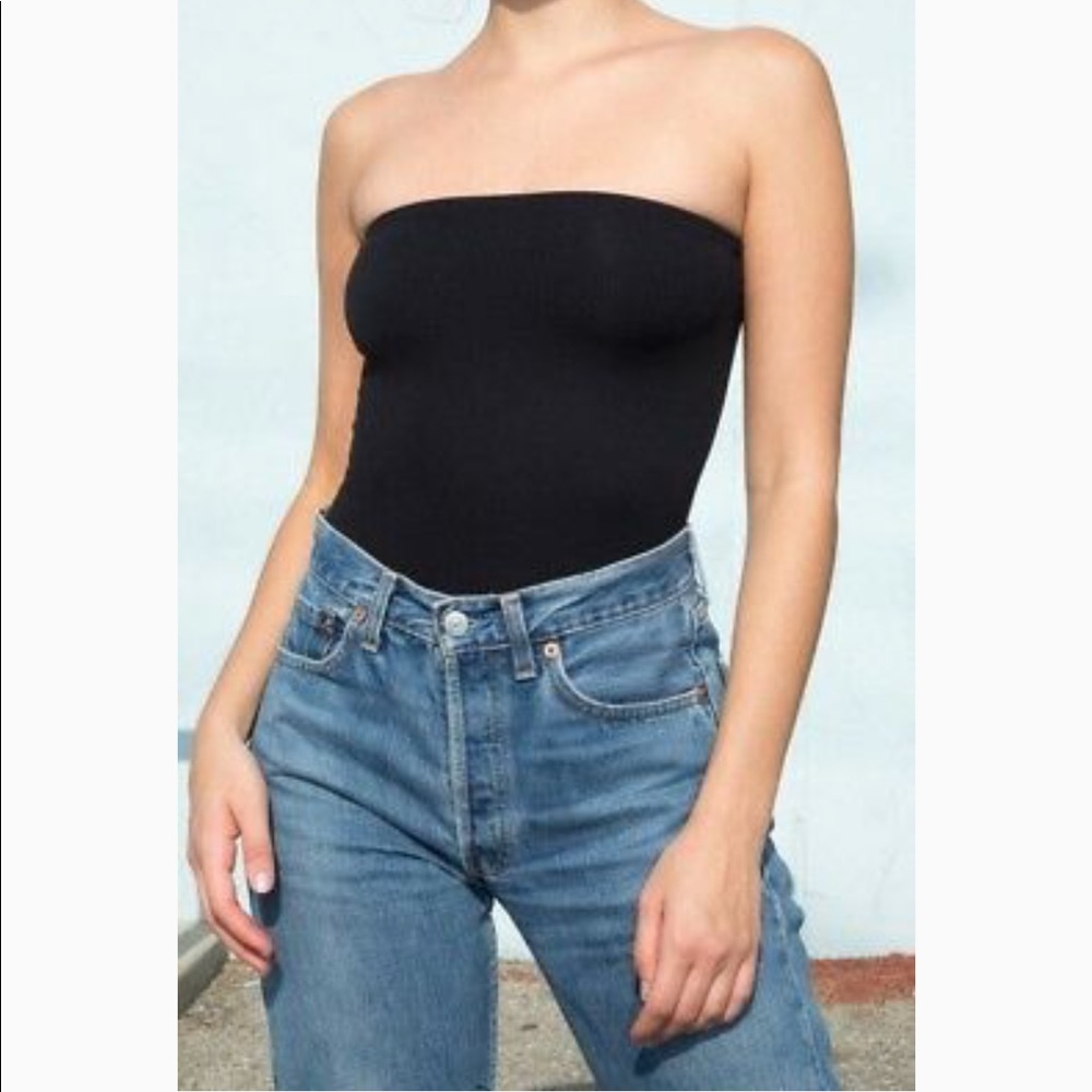 Brandy Melville Jenny Tub Top - Black - Picture 5 of 6